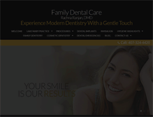 Tablet Screenshot of familydentalcarefl.com